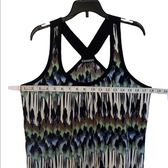 Express Geometric Watercolor Tank Top (NWOT) Size: Medium - Picture 6 of 10